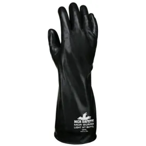 MCR Safety CP7 Butyl Rubber 7 mil Smooth Finish, Gauntlet Rolled Cuff, 14" Length